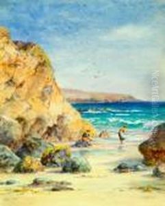 Kennick Sands, Cornwall by James Georges Bingley