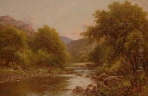 Children Playing By A River