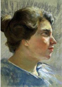 Ritratto Di Donna by Nicola Biondi
