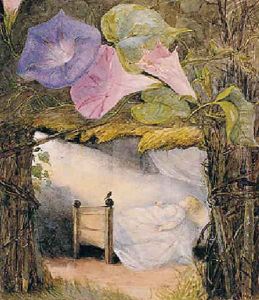In the hut there was only a bed by Eleanor Vere Boyle