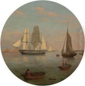 View Of Annapolis, Maryland And The School Ship St. Mary