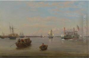 Philadelphia Harbor by Thomas Birch