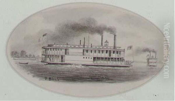 Steamboats On The Delaware River - view 1