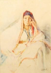Orientale Pensive by Alphonse Birck