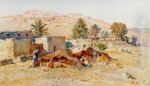 Le Campement Berbere by Alphonse Birck