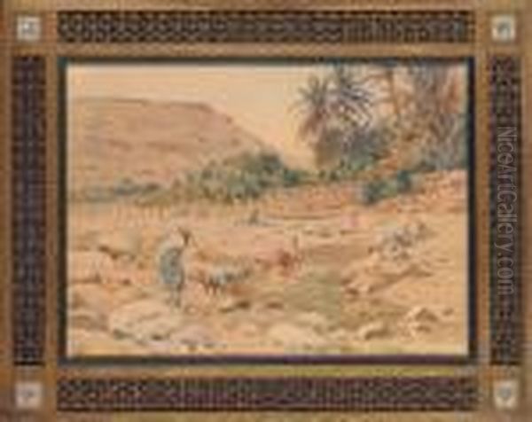 Washerwomen At An Oasis - view 1