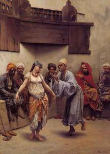 Dancing in a Cafe in Cairo by Jacques Baugnies