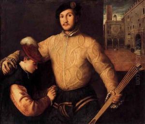 A Ballplayer and His Page by Francesco Beccaruzzi