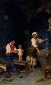Family Time in the Kitchen by Francesco Bergamini