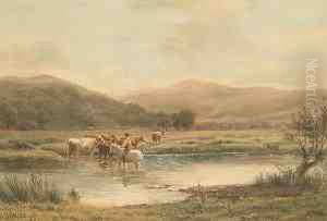Fording A River by Henry Birtles