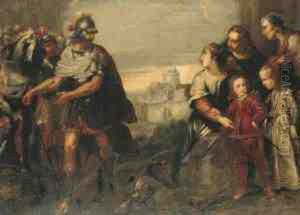 Volumnia With Her Sons Before Coriolanus, The Castel Sant'angelobeyond