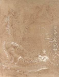 The Finding Of Moses by Bartolomeo Biscaino