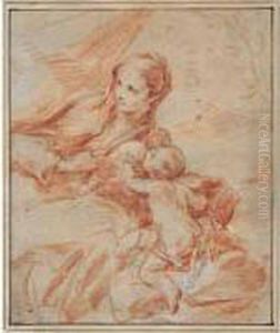 Vierge A L'enfant* by Bartolomeo Biscaino