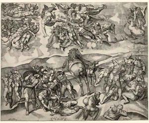 The Conversion of St. Paul by Nicolas Beatrizet