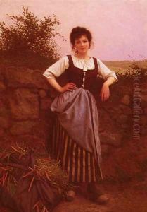 Brunette by Camille Felix Bellanger