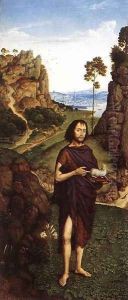 St John the Baptist c. 1470 by Dieric the Younger Bouts