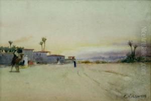 Paesaggio Egiziano by Cesare Biseo