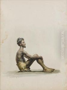 Three Studies Of North African Men by Cesare Biseo
