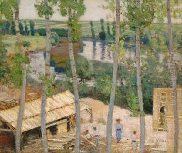 Workers In A Village - view 1