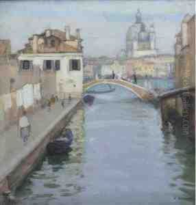 Bridge Before The Salute, Venice by Henry Bishop