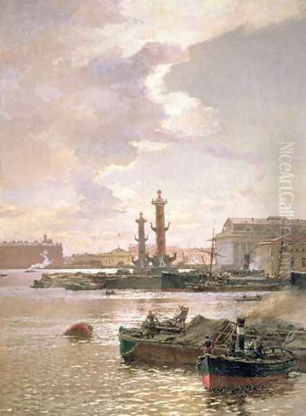 Stock Exchange in St. Petersburg 1891 - view 1