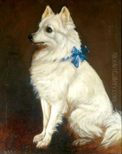 The Blue Bow by Henry Collins Bispham