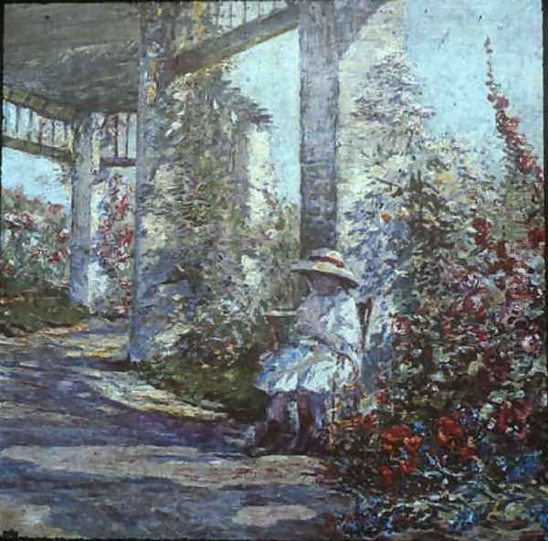 Little Girl in the Garden - view 1