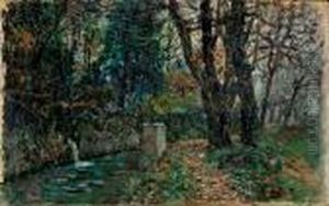 Sottobosco Con Ruscello by Leonardo Bistolfi