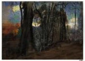 Alberi E Cielo by Leonardo Bistolfi