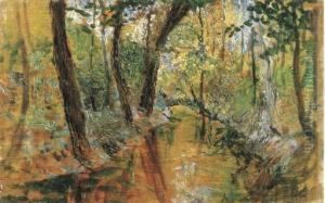 Paesaggio Con Ruscello by Leonardo Bistolfi