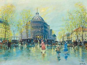 Sunlight in the Rain by Antal Berkes
