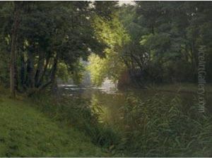 By The River by Henri Biva