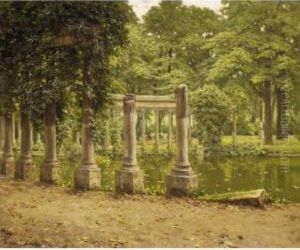 Le Parc Monceau by Henri Biva