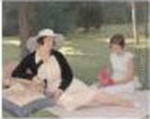 Resting In The Shade by Fernand Bivel