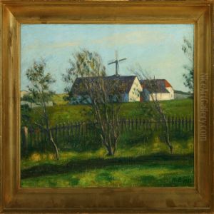 Udstillingsetiket Pa Bagsiden by Niels Bjerre