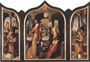 Annunciation 1516-17 by Jean Bellegambe the Elder