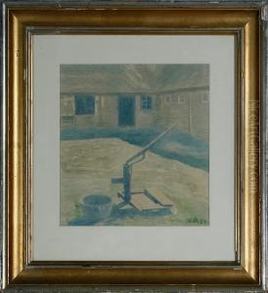 Court Exterior With Water Pump - view 1