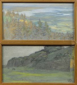 Sommarlandskap by Gustav Oscar Bjorck