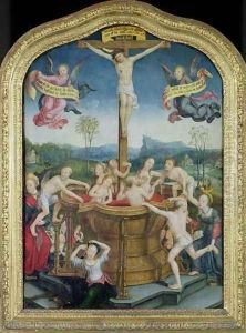 Mystic Bath of the Souls by Jean Bellegambe the Elder