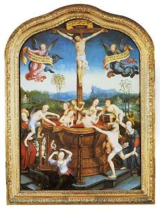 The Mystical Bath by Jean Bellegambe the Elder