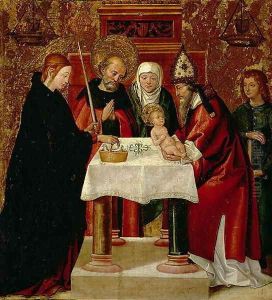 The Circumcision and The Presentation in the Temple 1535 by Juan de Borgona