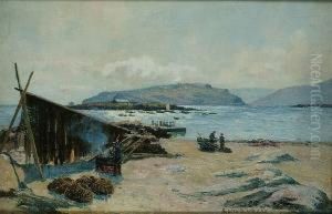 Fisherman By The Scottish Coast by Andrew Black