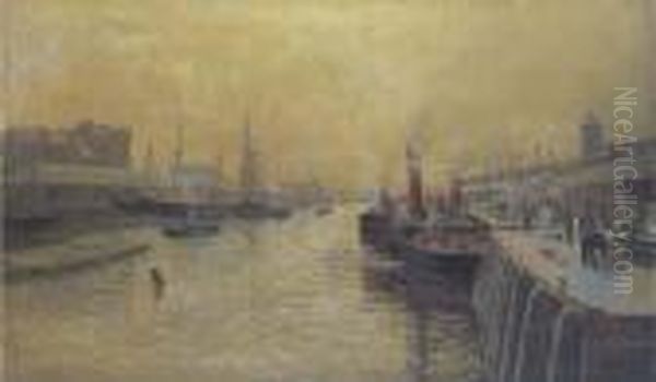 Waiting For The Ferry: The Broomilaw, Glasgow - view 1