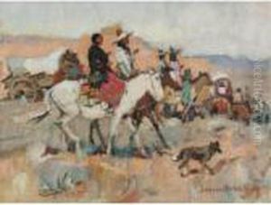 Indian Wagon Train by Laverne Nelson Black