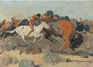 Buffalo Hunt by Laverne Nelson Black