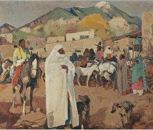 Fiesta Time At Taos by Laverne Nelson Black