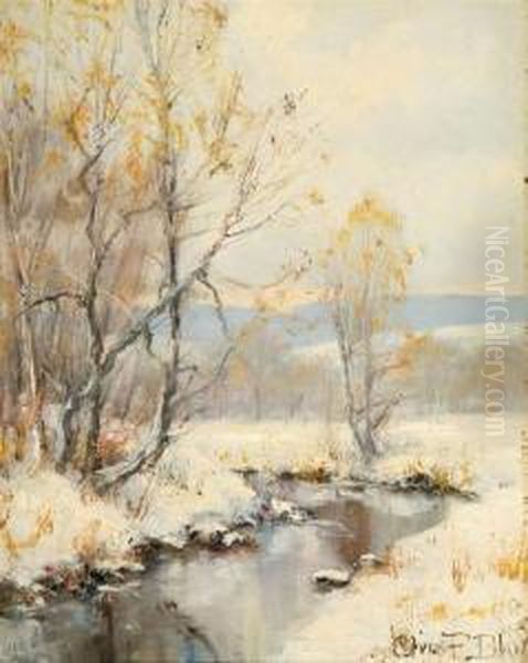 Brook In Winter - view 1