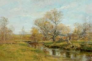 Autumn Landscape by Olive Parker Black