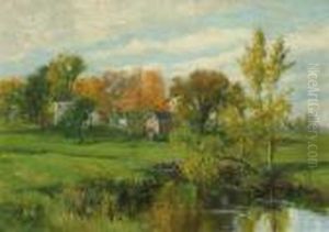 On The Farm, Early Autumn by Olive Parker Black