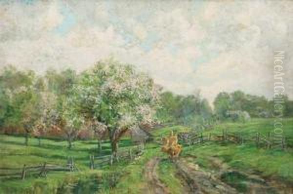 Farm Landscape In Spring - view 1